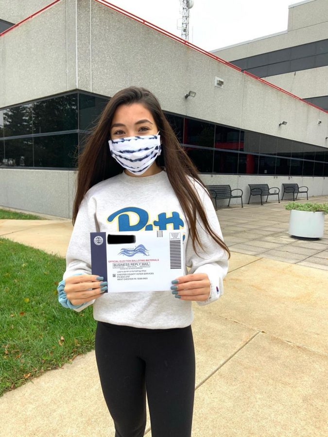 Mia Melendez-Ruiz ’21 is just one Westtown senior who is eligible to vote for the first time in the 2020 Presidential Election. Photo courtesy of Mia Melendez-Ruiz.